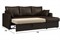 Диван угловой Риммини Brown кожаный - фото 172601