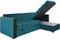 Диван угловой Техас Вельвет Бархат Океан - фото 172663