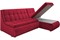 Диван угловой Дубай Вельвет Бархат Red - фото 173035