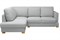 Диван угловой Плимут Мини Light Grey - фото 173156
