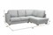 Диван угловой Плимут Мини Light Grey - фото 173160
