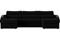 Диван угловой Форсайт Вельвет Black - фото 173173