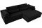 Диван угловой Пекин Велюр Black - фото 173210
