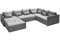 Диван угловой Чилетти П-образный Grey - фото 173231