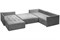 Диван угловой Чилетти П-образный Grey - фото 173234