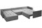 Диван угловой Чилетти П-образный Grey - фото 173235