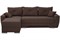 Диван угловой Еврошаг Brown левый - фото 173313