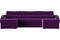 Диван угловой Форсайт Вельвет Фиолет - фото 173564