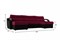 Диван угловой Форсайт Вельвет Red-Black - фото 173641