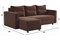 Диван угловой Ария Brown левый - фото 173669