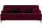 Диван Марк Вельвет Redвый-Black - фото 173751