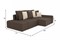 Диван модульный Портленд Сountry Brown - фото 174227