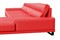 Диван угловой кожаный Рипозо Red - фото 174791