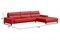 Диван угловой кожаный Рипозо Red - фото 174793