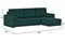 Диван угловой Белфаст Plush Изумруд - фото 175083