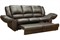 Диван Оберон-3 Brown кожаный - фото 176554