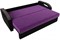 Диван Форсайт Вельвет Фиолет-Black - фото 176567