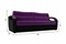 Диван Форсайт Вельвет Фиолет-Black - фото 176569