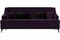 Диван Марк Велюр Фиолетовый-Black - фото 176820
