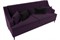 Диван Марк Велюр Фиолетовый-Black - фото 176821