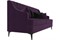 Диван Марк Велюр Фиолетовый-Black - фото 176823