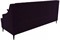 Диван Марк Велюр Фиолетовый-Black - фото 176824