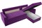 Диван угловой Верона Light Вельвет Фиолет - фото 176975