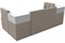 Диван угловой Тефида-П Сountry Grey-Beige - фото 177102