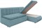 Диван угловой Кормак Велюр Light Blue - фото 177255