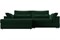 Диван угловой Пекин Велюр Green - фото 177525