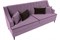 Диван Марк Вельвет Сиреневый-Коричневый - фото 177626