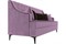 Диван Марк Вельвет Сиреневый-Коричневый - фото 177628