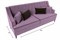 Диван Марк Вельвет Сиреневый-Коричневый - фото 177631