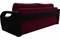 Диван Форсайт Вельвет Red-Black - фото 177719