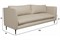 Диван Лидер Beige нераскладной кожаный - фото 178650