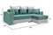 Диван угловой Айрон Бирюза - фото 179141