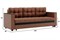 Диван Атланта без стола Коричневый - фото 179581