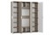 Шкаф 4-х дверный Салерно кашемир - фото 180215