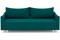 Диван прямой Смайл Изумруд с подлокотниками - фото 185229