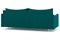 Диван прямой Смайл Изумруд с подлокотниками - фото 185231
