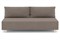 Диван прямой Милли-3 Зара Light Brown без подлокотников - фото 187514