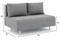 Диван прямой Милли Дрим Grey Мини без подлокотников - фото 187581