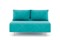 Диван прямой Милли Зара Blue Мини без подлокотников - фото 187880