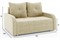 Диван прямой Мини Люкс Дрим Дарк Beige - фото 188071