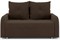 Диван прямой Мини Люкс Зара Brown - фото 188092