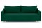 Диван прямой Смайл Малахит с подлокотниками - фото 188795
