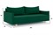 Диван прямой Смайл Малахит с подлокотниками - фото 188798
