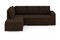 Диван угловой Бромен Зара Brown - фото 189517