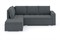 Диван угловой Бромен Зара Grey - фото 189523