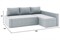 Диван угловой Фрихетен Дрим Light Grey - фото 190682